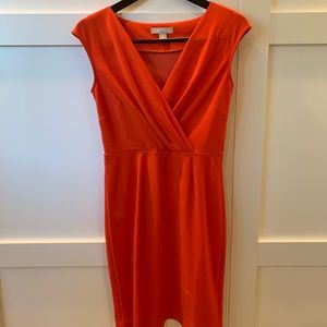 Banana Republic Coral Short Sleeve Dress